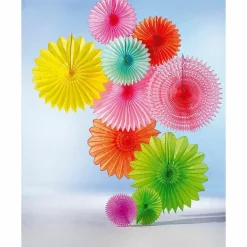 DecoWoerner Decoración Temática>Abanico Decorativo Ø 67 Cm Claro