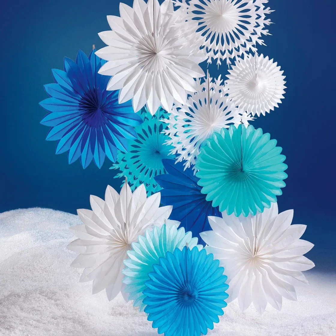 DecoWoerner Decoración Temática>Abanicos Decorativos Claro Ø 44 Cm