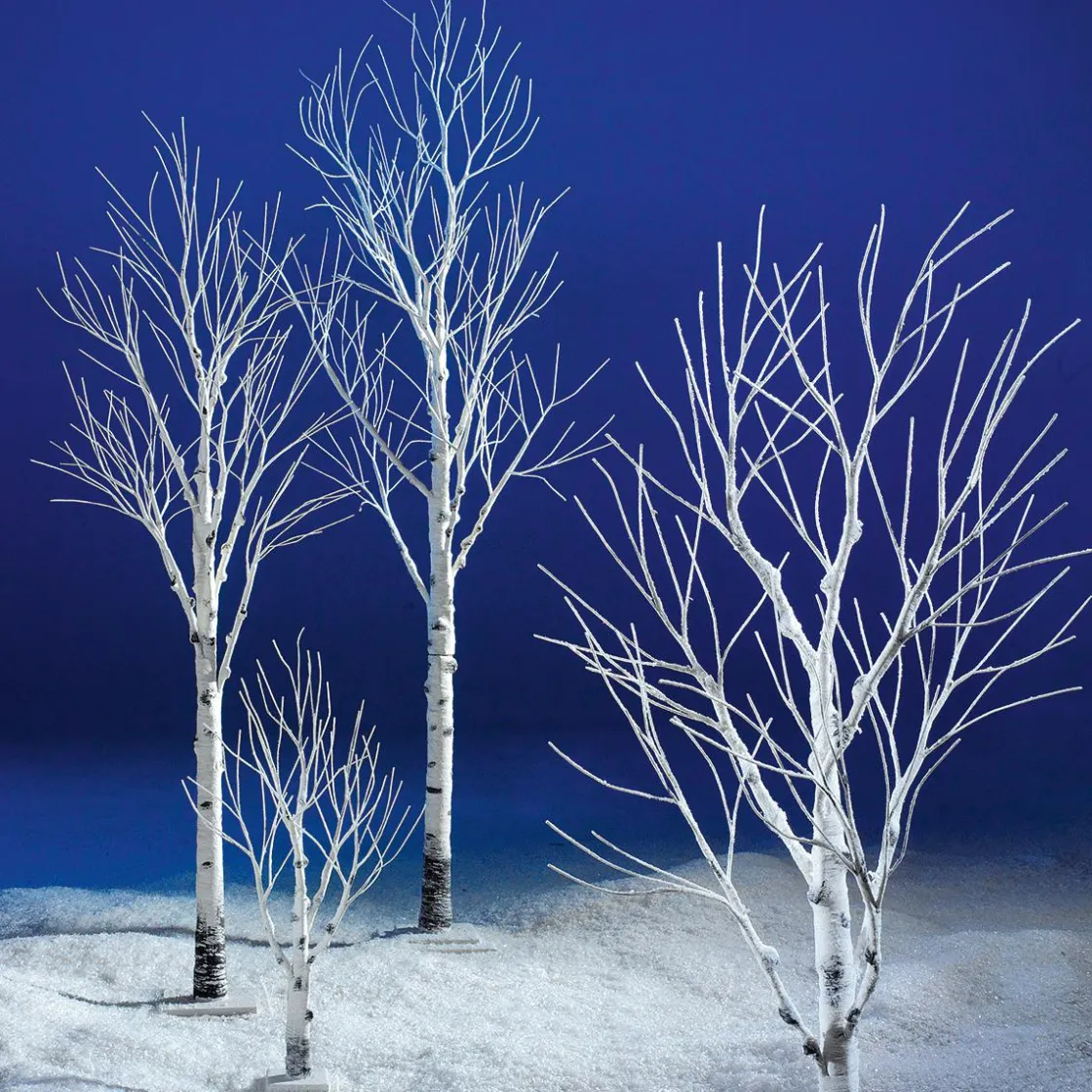 DecoWoerner Decoración De Invierno|Árboles Artificiales>Abedul Artificial, 200 Cm