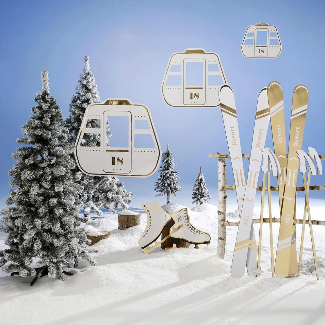 DecoWoerner Árboles De Navidad Artificiales>Abeto Artificial Nevado 180 Cm