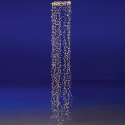 DecoWoerner Luces De Navidad>Anillo De Luces De Alambre "Fuegos Artificiales", Longitud 60 Cm, Ø 20 Cm