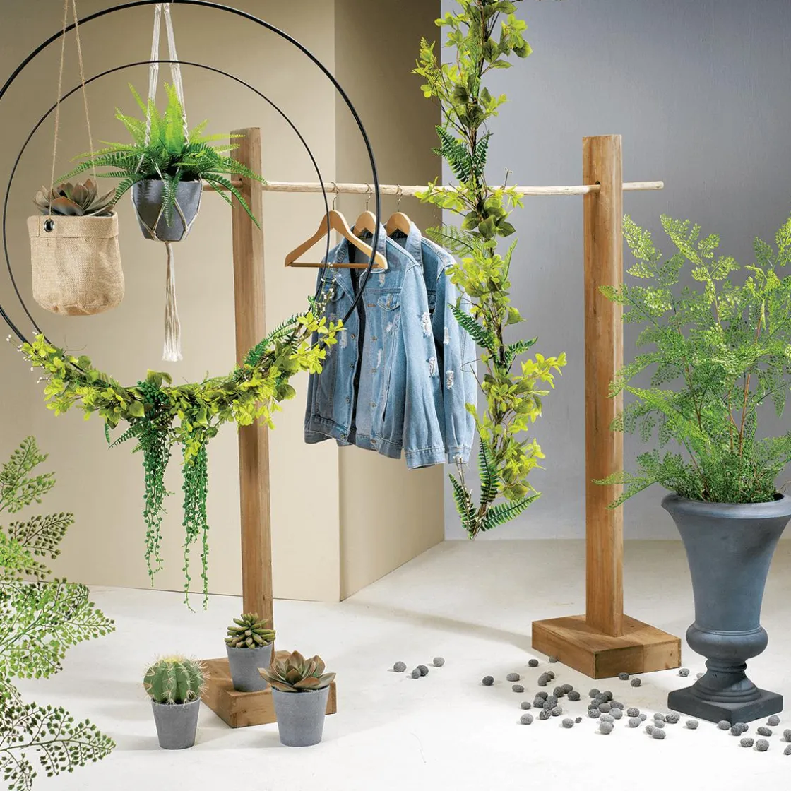 DecoWoerner Ayudas Y Herramientas De Decoración|Decoración De Otoño>Anillo Decorativo De Metal, Ø 80 Cm