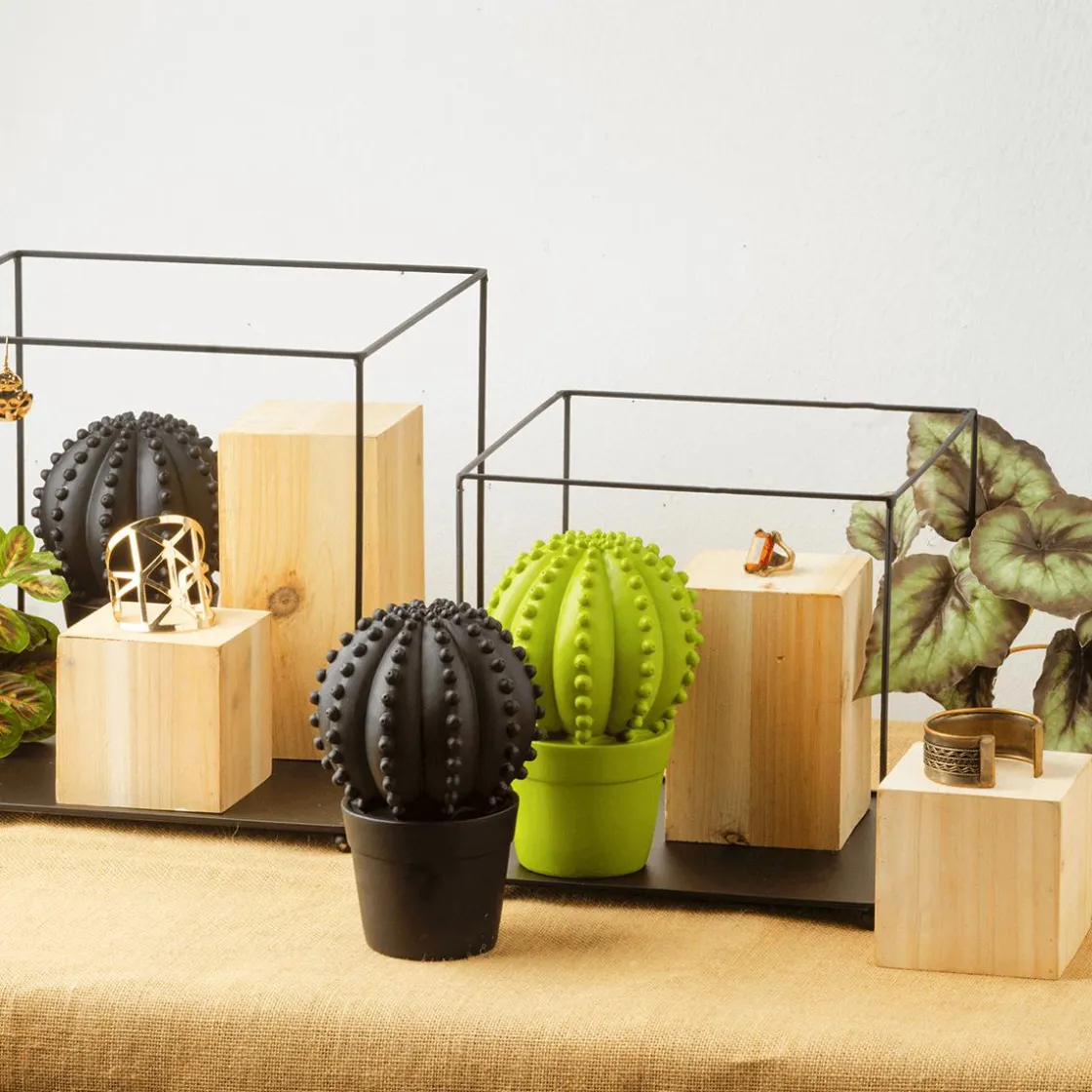 DecoWoerner Plantas Verdes|Hojas>Arbusto Marantea Artificial, 30 Cm