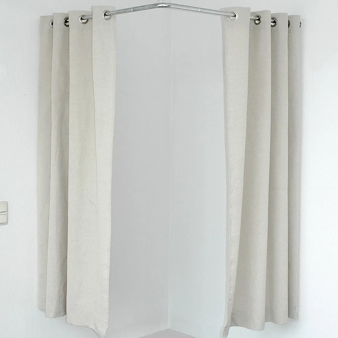 DecoWoerner Probadores Y Cortinas>Barra Para Probador De Esquina