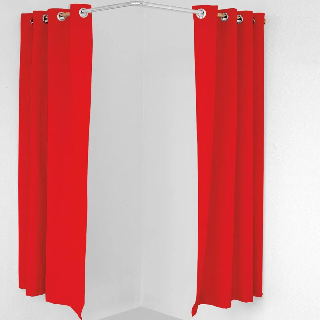 DecoWoerner Probadores Y Cortinas>Barra Para Probador De Esquina