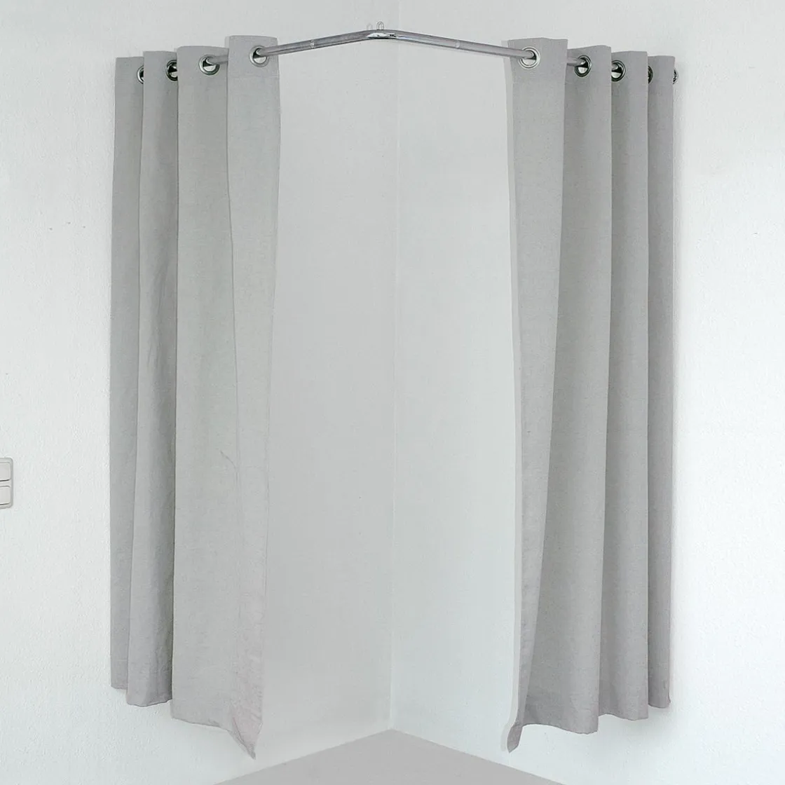 DecoWoerner Probadores Y Cortinas>Barra Para Probador De Esquina