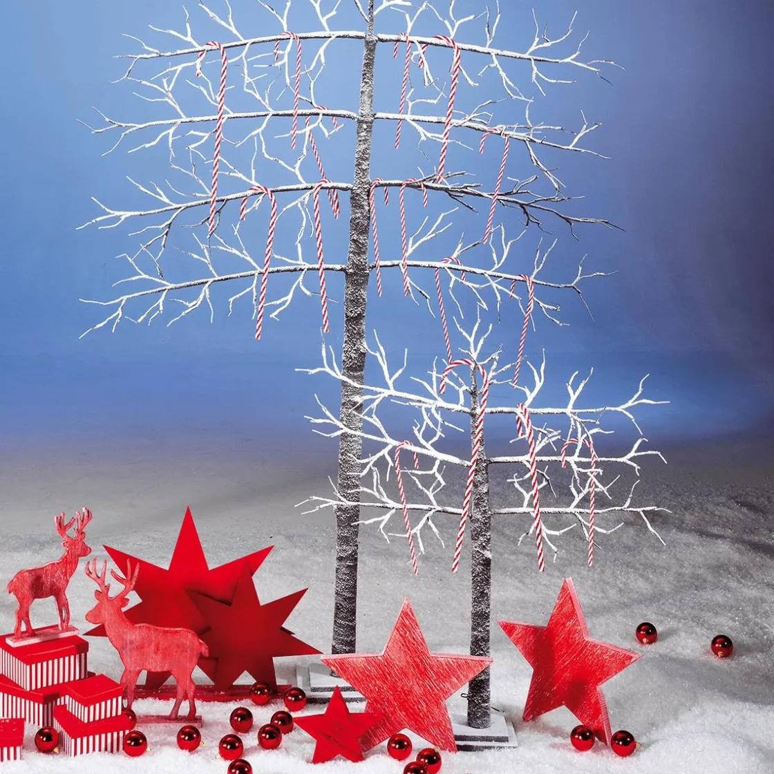 DecoWoerner Chupetes Xxl|Figuras De Navidad>Bastones De Azúcar XXL Alimento De Imitación 5 Piezas 40 Cm
