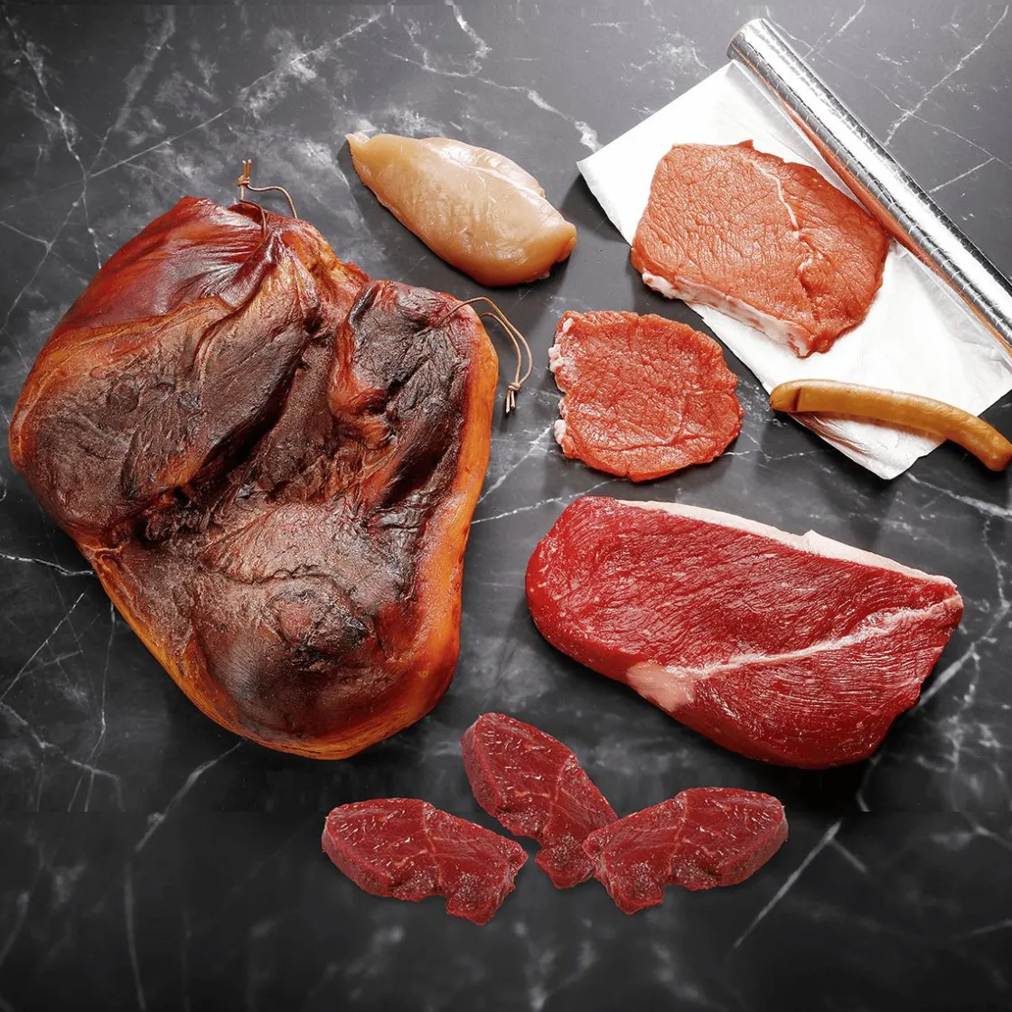 DecoWoerner Carnes Y Embutidos>Bistec De Ternera Crudo Maniquí 13 Cm