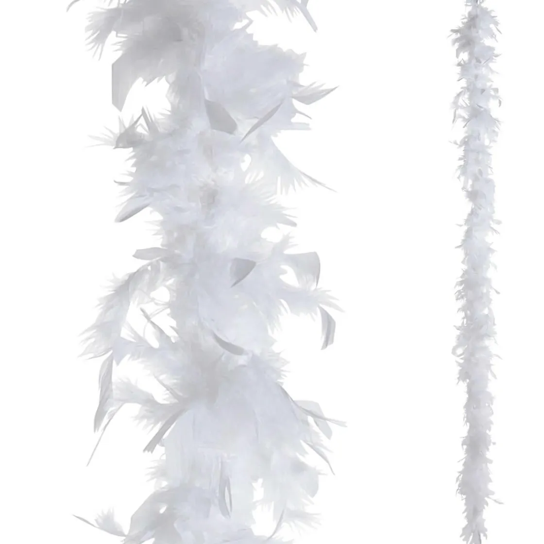 DecoWoerner Decoración Temática>Boa De Plumas, Blanca, 180 Cm