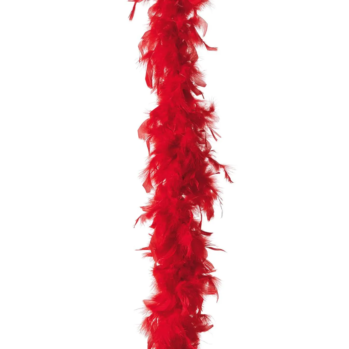 DecoWoerner Decoración Temática>Boa De Plumas, Roja, 180 Cm