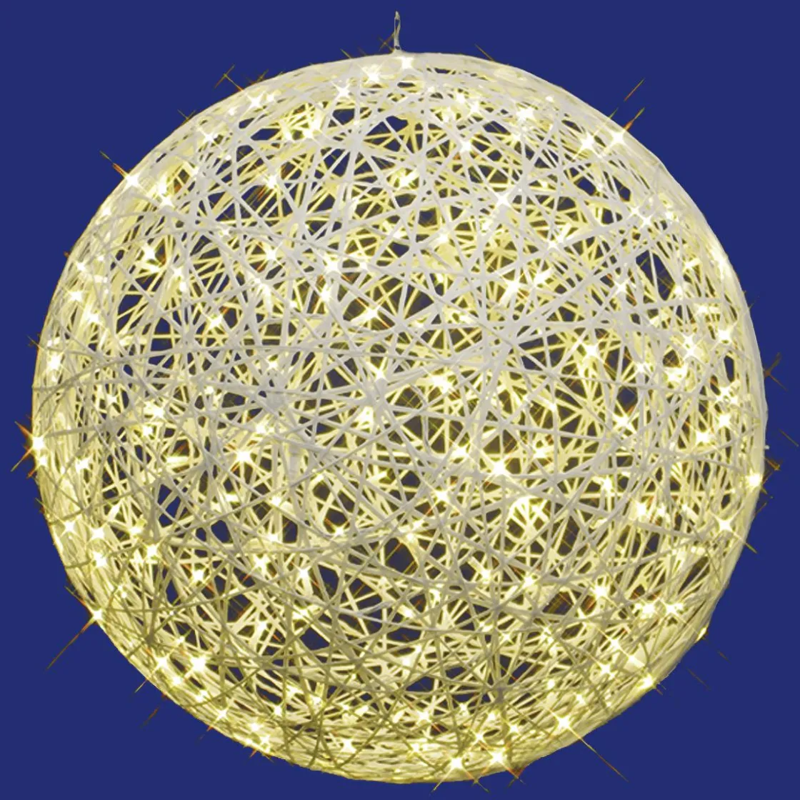 DecoWoerner Luces De Navidad>Bola 3D De Fibra De Vidrio Con Luz IP67, 50 Cm Ø