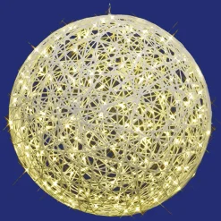 DecoWoerner Luces De Navidad>Bola 3D De Fibra De Vidrio Con Luz IP67, 75 Cm Ø
