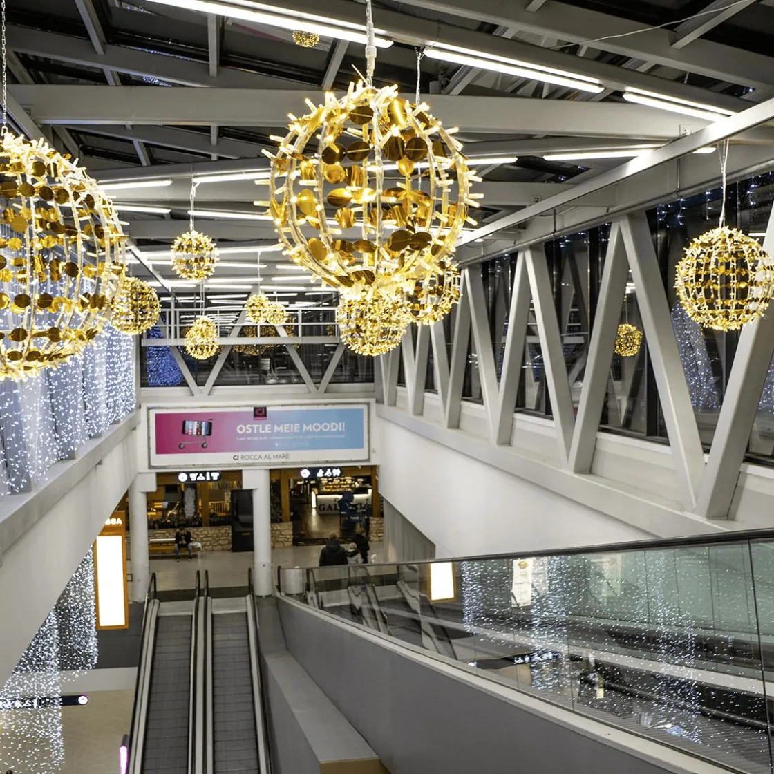 DecoWoerner Luz Decorativa>Bola De Lentejuelas LED 75 Cm Ø