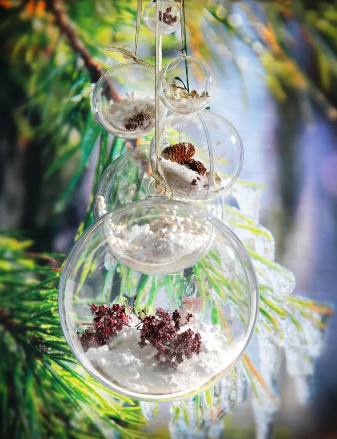 DecoWoerner Ayudas Y Herramientas De Decoración|Bolas De Navidad>Bola Decorativa, Ø 8 Cm