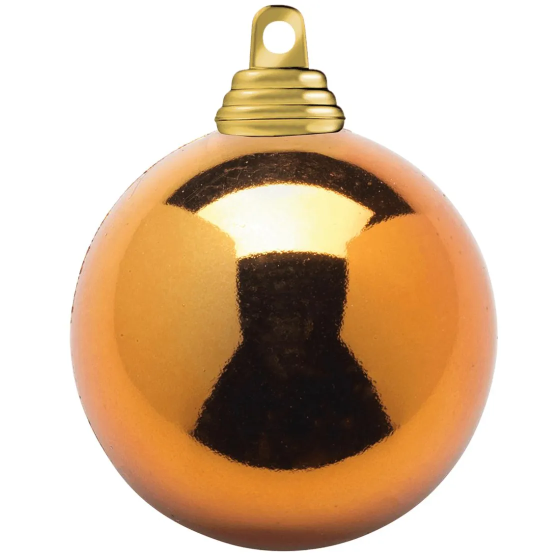 DecoWoerner Bolas De Navidad>Bolas De Navidad De Cobre, Brillantes, De Plástico Ignífugo, 6 Cm Ø - 24 Piezas