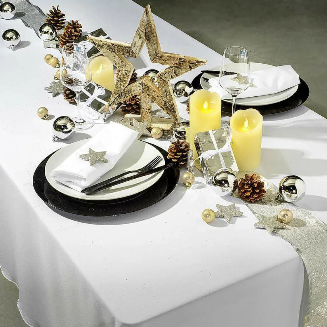 DecoWoerner Bolas De Navidad>Bolas De Navidad De Plástico Plateado Brillante, 6 Cm Ø - 24 Piezas