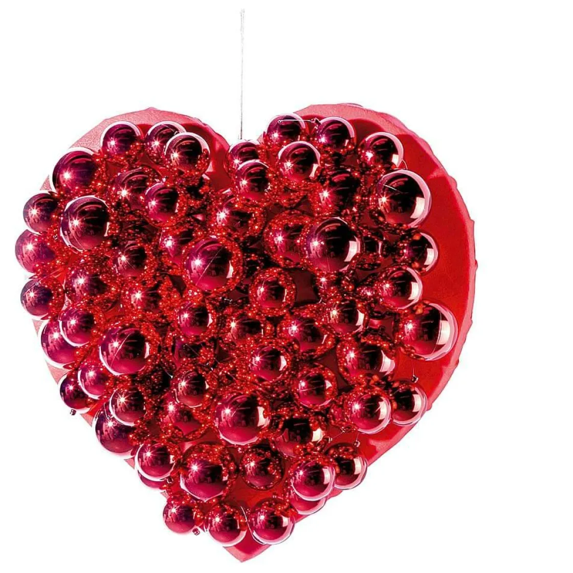 DecoWoerner Bolas De Navidad>Bolas De Navidad De Plástico Vino Brillante, 6 Cm Ø - 24 Piezas