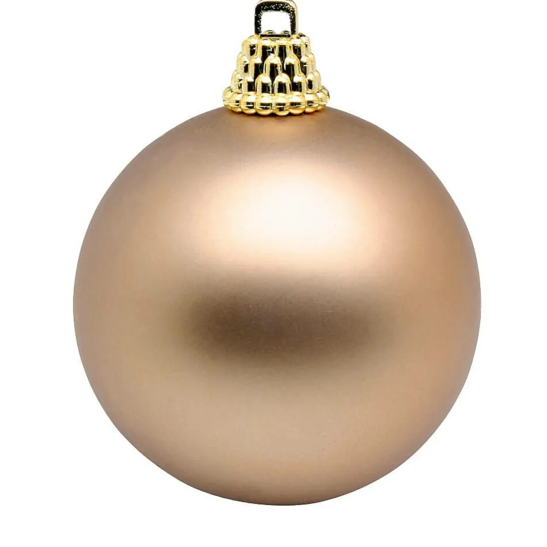 DecoWoerner Bolas De Navidad>Bolas De Navidad De Plástico Bronce Mate, 6 Cm Ø - 24 Piezas
