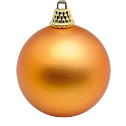 DecoWoerner Bolas De Navidad>Bolas De Navidad De Plástico Cobre, Mate