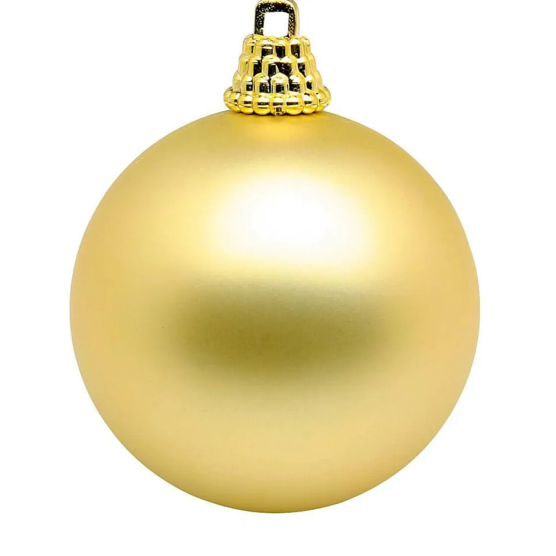 DecoWoerner Bolas De Navidad>Bolas De Navidad De Plástico Dorado, 10 Cm Ø - 6 Piezas