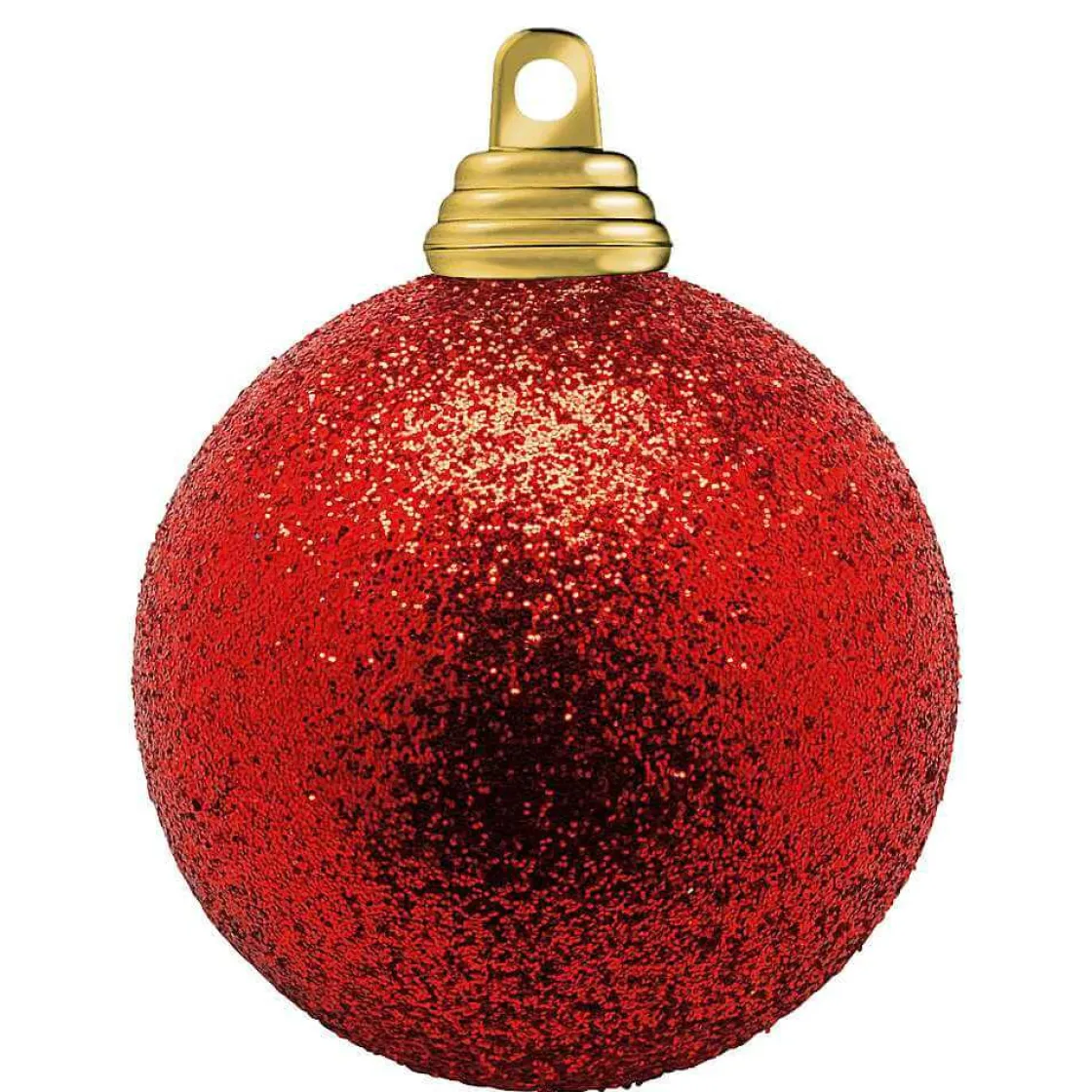 DecoWoerner Bolas De Navidad>Bolas De Navidad De Plástico Con Purpurina En , 6 Cm Ø - 6 Piezas