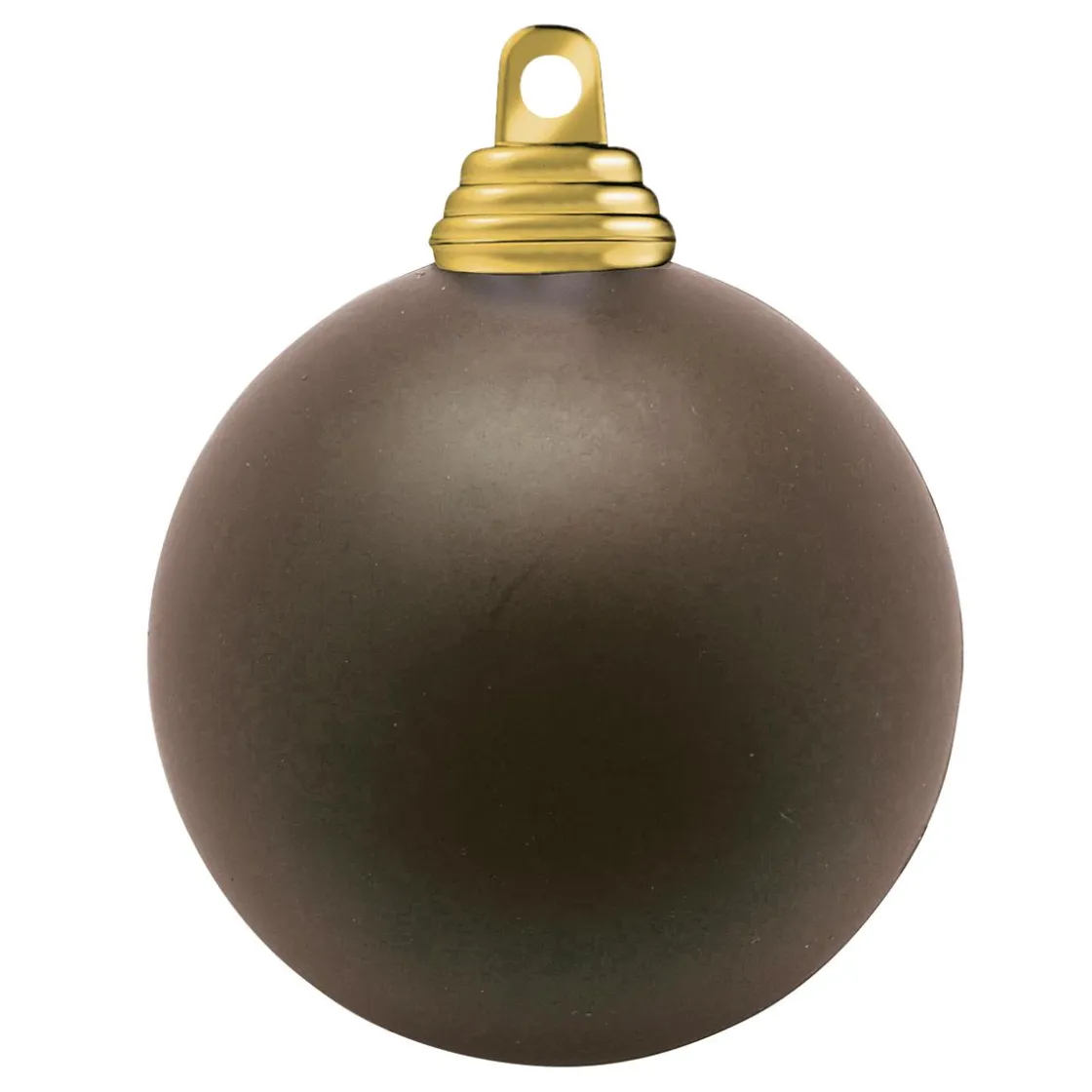 DecoWoerner Bolas De Navidad>Bolas De Navidad De Plástico Ignífugo Moca Mate