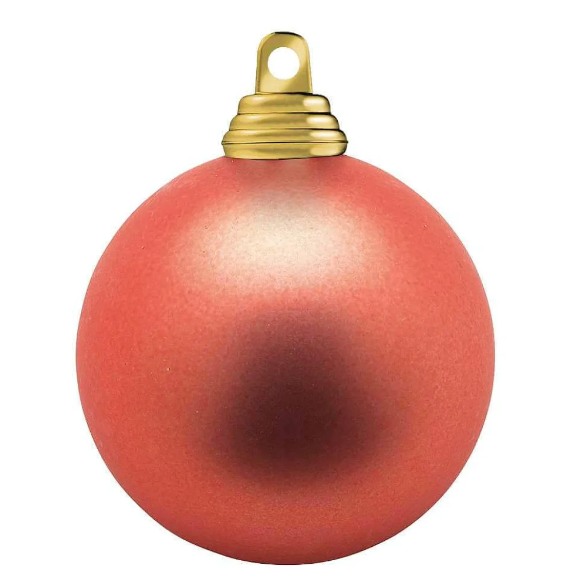 DecoWoerner Bolas De Navidad>Bolas De Navidad De Plástico Cobre Mate, Ignífugo, 6 Cm Ø - 24 Piezas