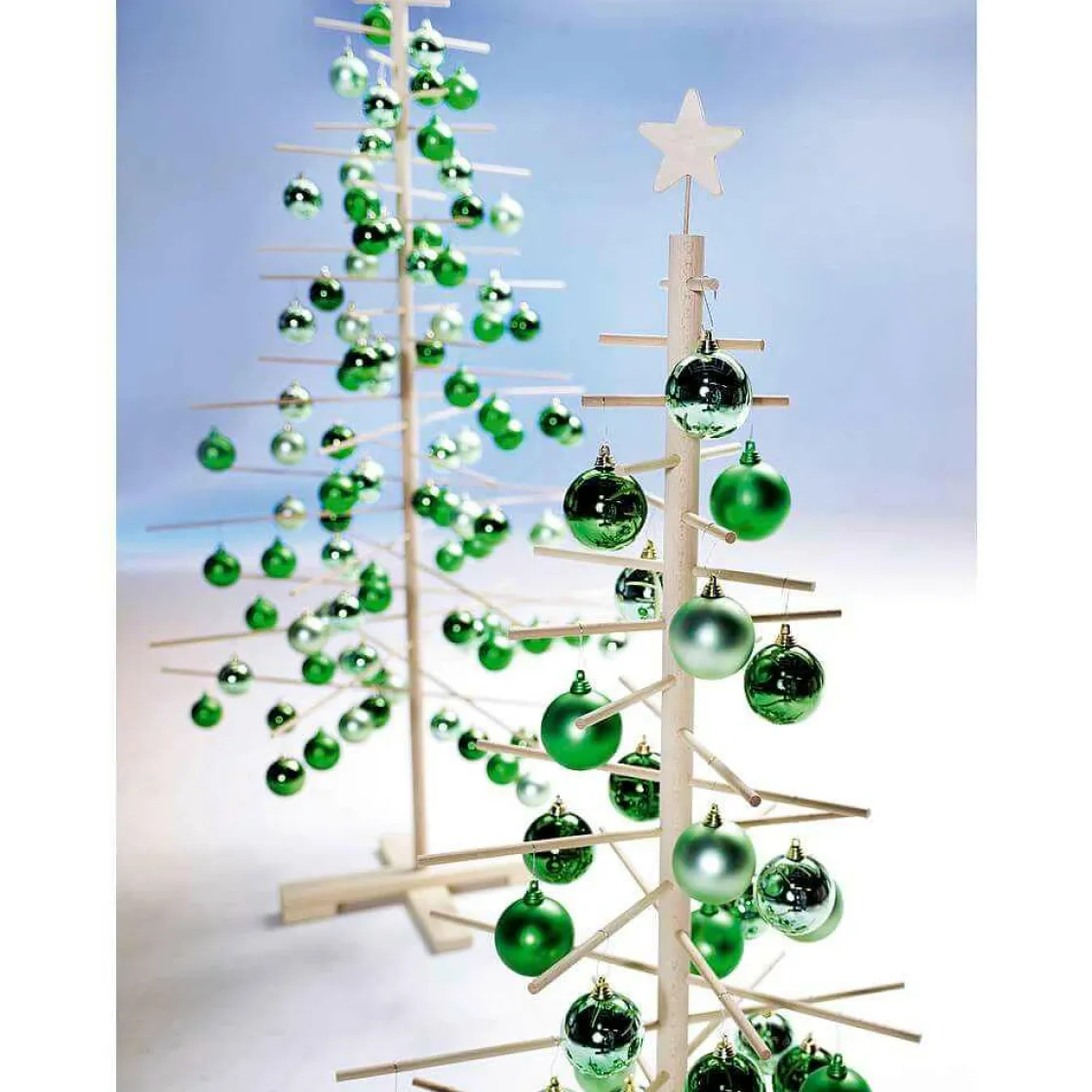 DecoWoerner Bolas De Navidad>Bolas De Navidad De Plástico Salvia Mate, 6 Cm Ø - 24 Piezas