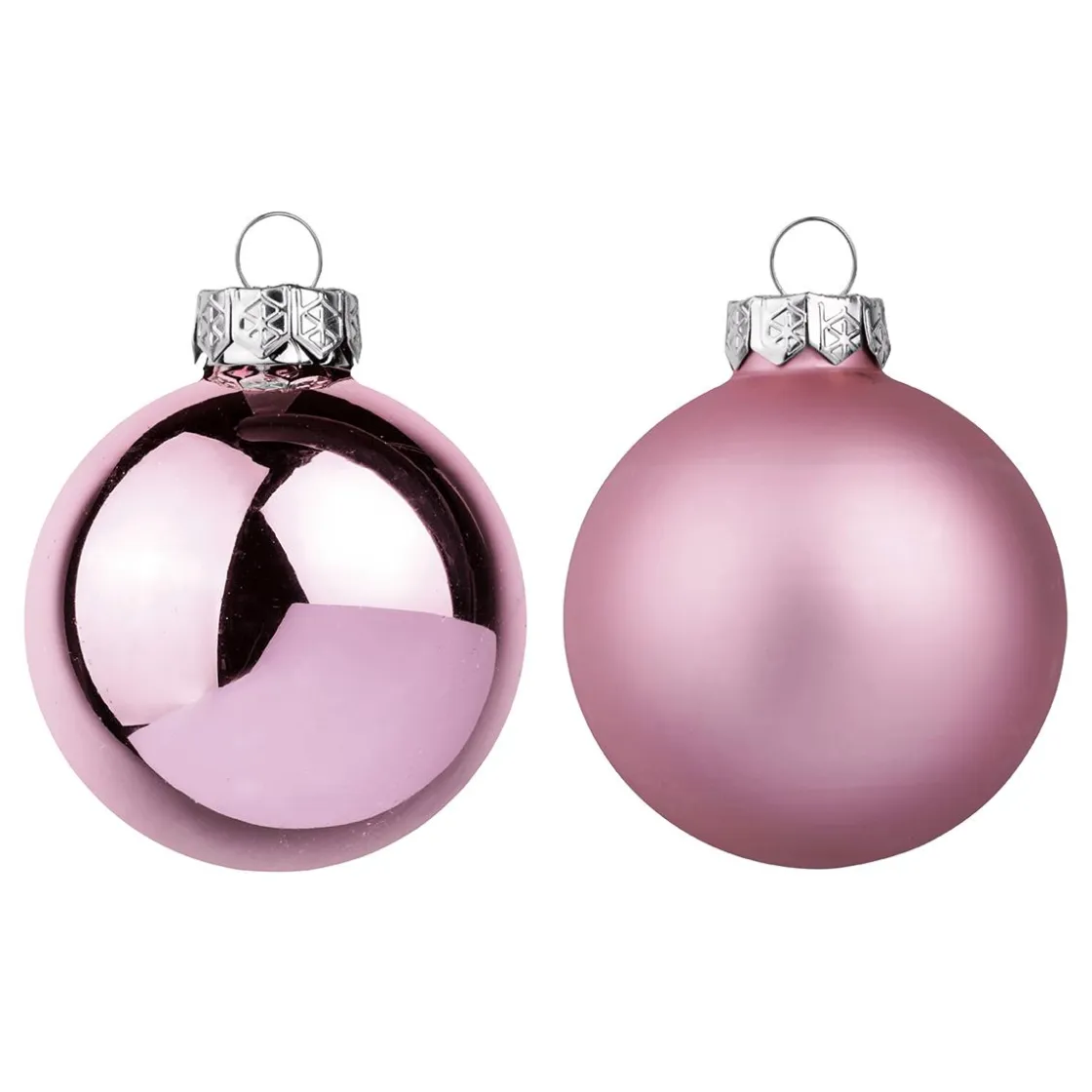 DecoWoerner Bolas De Navidad>Bolas De Navidad De Polvo En Vidrio 6 Cm Ø - 24 Piezas