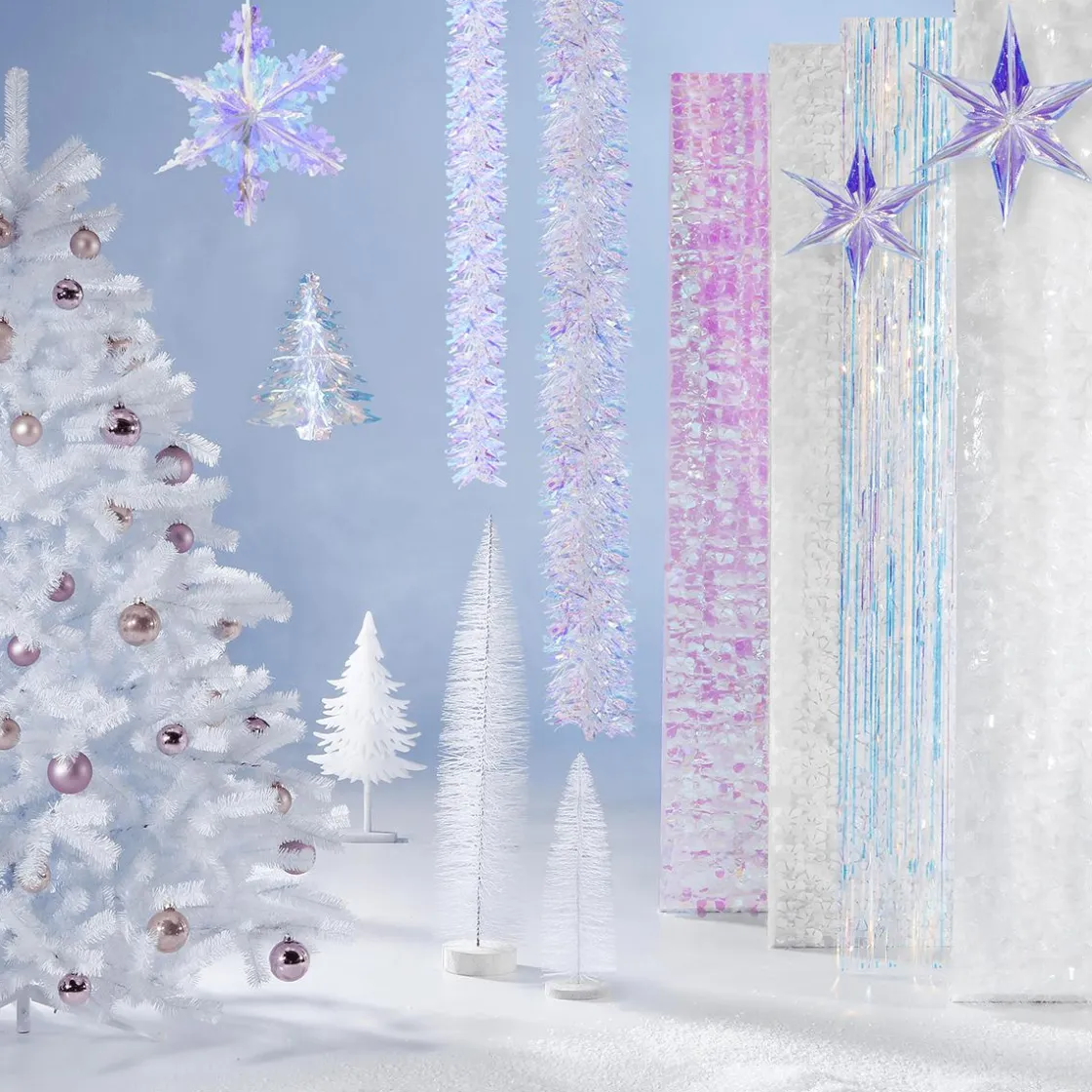 DecoWoerner Bolas De Navidad>Bolas De Navidad De Polvo En Vidrio 6 Cm Ø - 24 Piezas