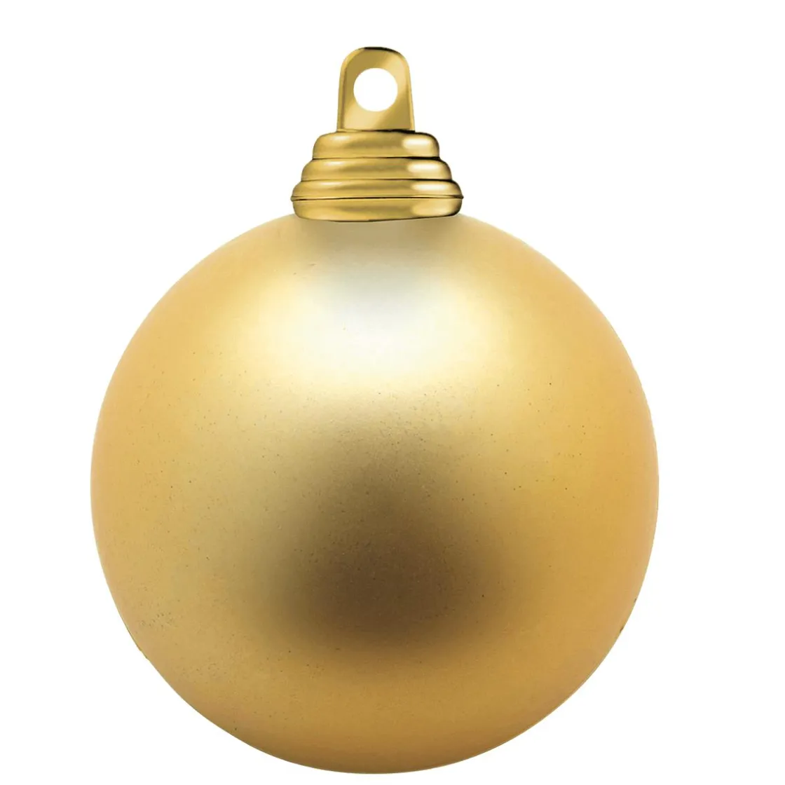 DecoWoerner Bolas De Navidad>Bolas De Navidad Doradas Y Mates De Plástico Ignífugo, 6 Cm Ø - 24 Piezas