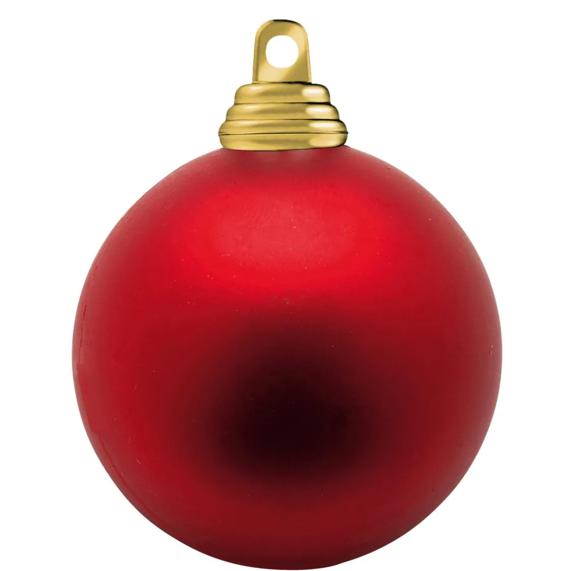 DecoWoerner Bolas De Navidad>Bolas De Navidad Rojas, Mate, De Plástico Ignífugo, 6 Cm Ø - 24 Piezas