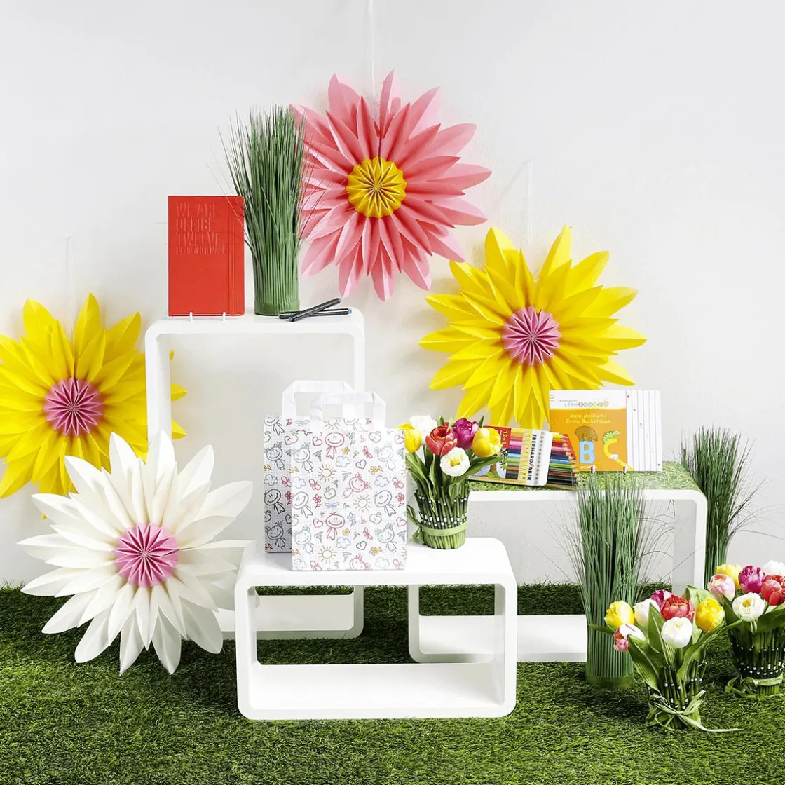 DecoWoerner Bolsas De Regalo Y Bolsas Portátiles|Decoración Temática>Bolsa De Papel "Feliz", 26 X 35 X 11 Cm