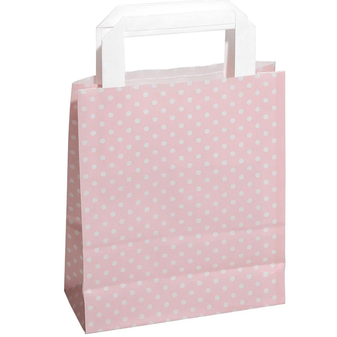DecoWoerner Bolsas De Regalo Y Bolsas Portátiles>Bolsa De Papel Kraft "Puntitos" 22 X 18 Cm, da