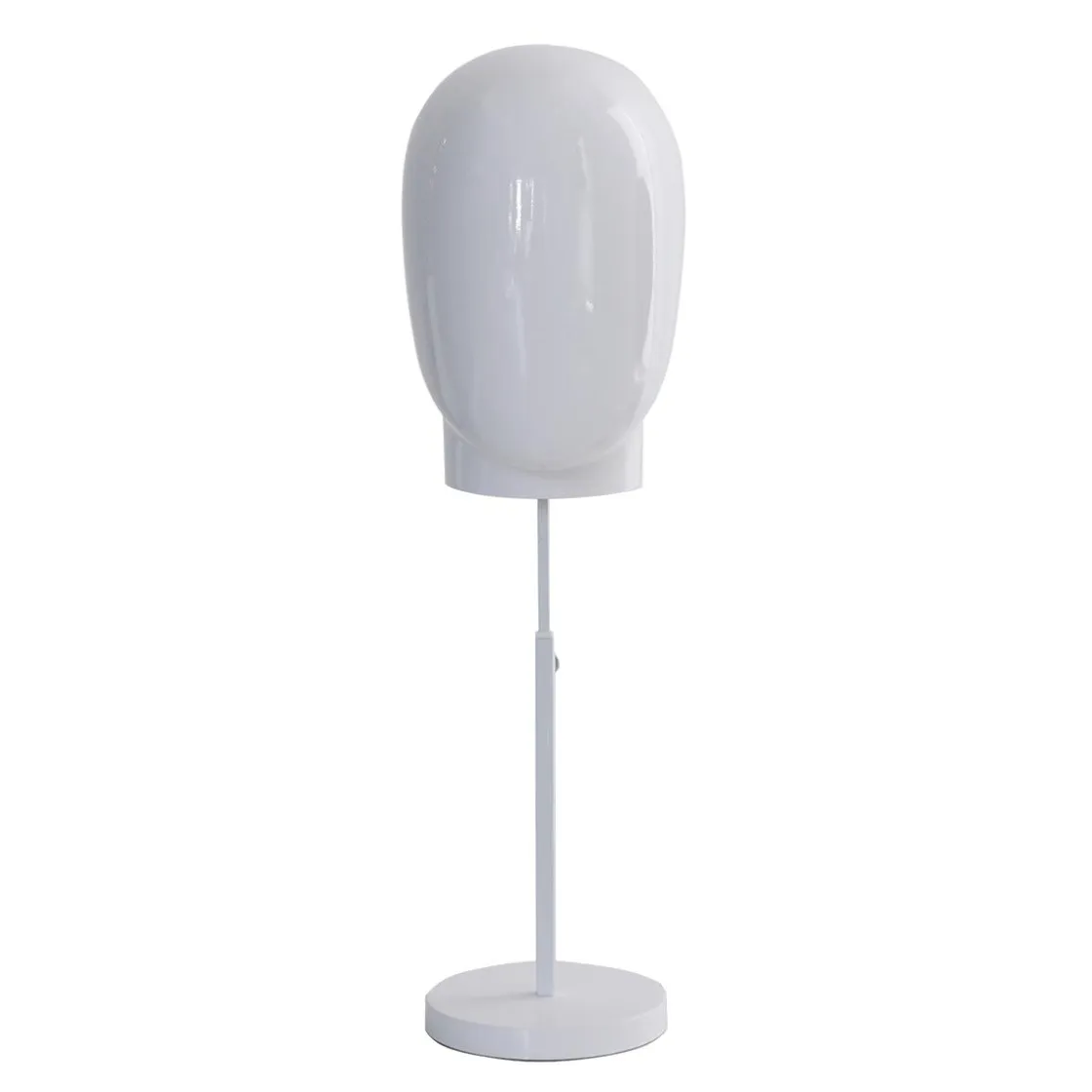 DecoWoerner Maniquíes>Cabeza De Maniquí De Hombre Blanca Con Soporte 29 X 29 X 40 Cm