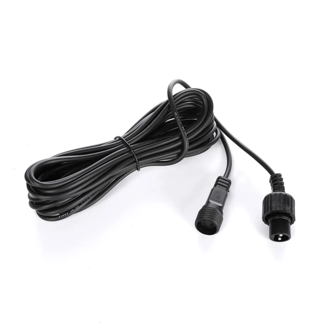 DecoWoerner Luces De Navidad>Cable De Conexión De La Cadena De Luces 500 Cm Negro
