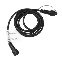 DecoWoerner Luces De Navidad>Cable De Conexión De La Cadena De Luces 500 Cm Negro