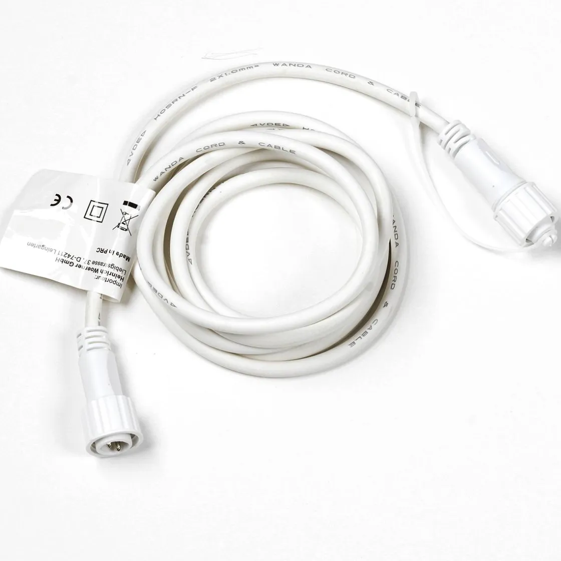DecoWoerner Luces De Navidad>Cable De Extensión De La Cadena De Luces Cable De Conexión De 500 Cm