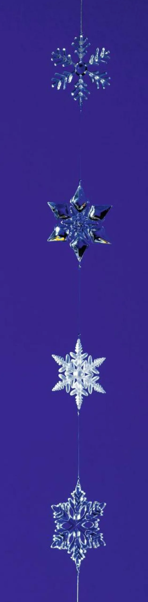 DecoWoerner Decoración De Invierno>Cadena De Cristales De Hielo 200 Cm