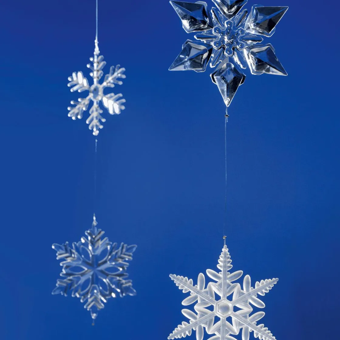 DecoWoerner Decoración De Invierno>Cadena De Cristales De Hielo 200 Cm