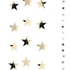DecoWoerner Estrella De Navidad>Cadena De Estrellas De Plástico Ø 10 Cm, 200 Cm, 2 Piezas