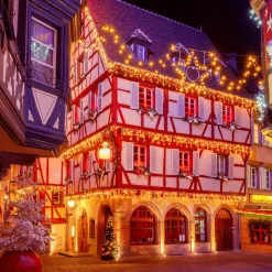 DecoWoerner Luces De Navidad>Cadena De Luces Icicle 300 Cm De Ancho 60-80-100 Cm IP44 Blanco Cálido