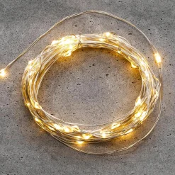 DecoWoerner Luces De Navidad>Cadena De Luces LED Con Alambre Para Exteriores, 50 LED, 5 M