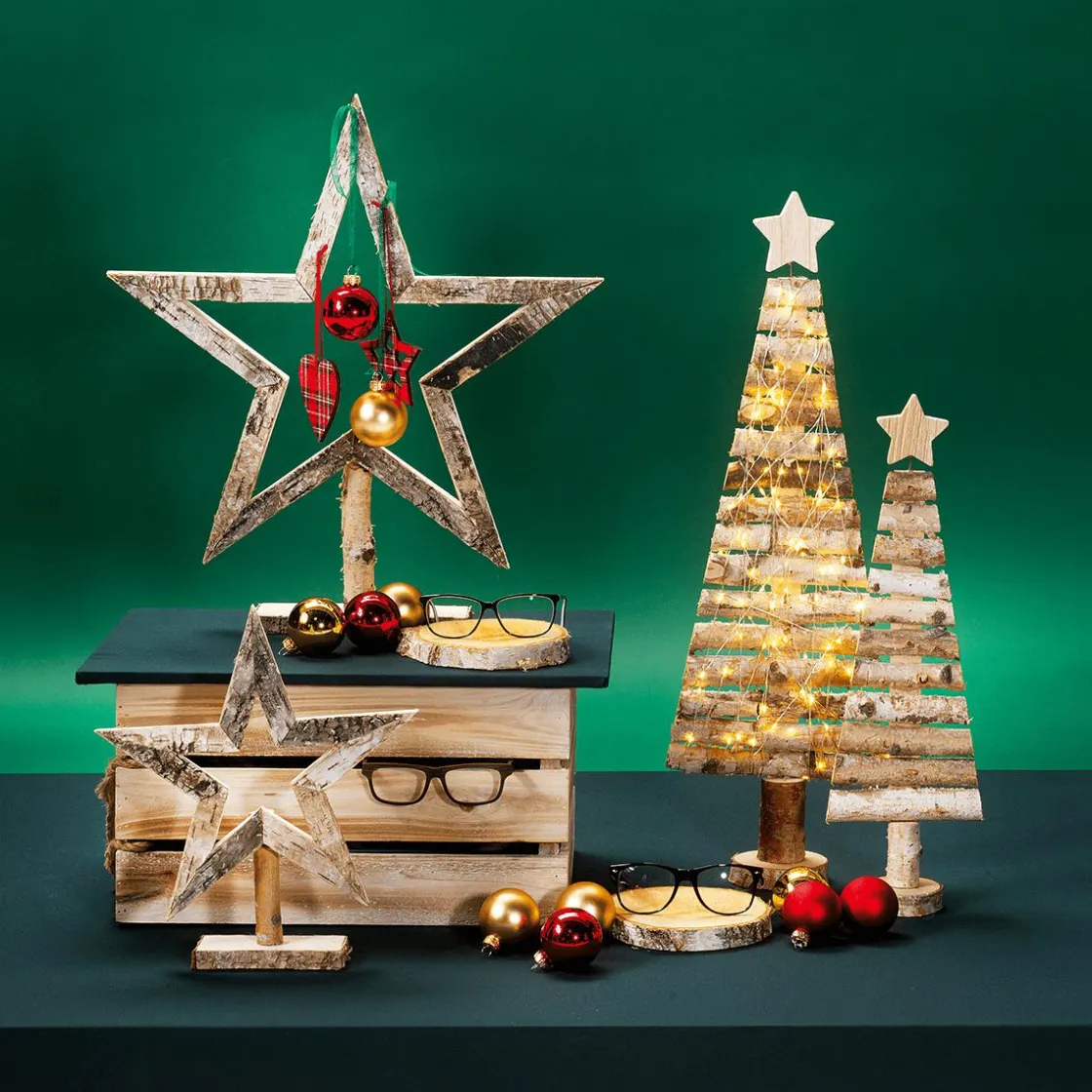 DecoWoerner Luces De Navidad>Cadena De Luces LED Con Alambre Para Exteriores, 50 LED, 5 M