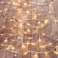 DecoWoerner Luces De Navidad>Cadena De Luces LED De Acoplamiento Para Exteriores IP67, 10 M Sin Cable De Alimentación,
