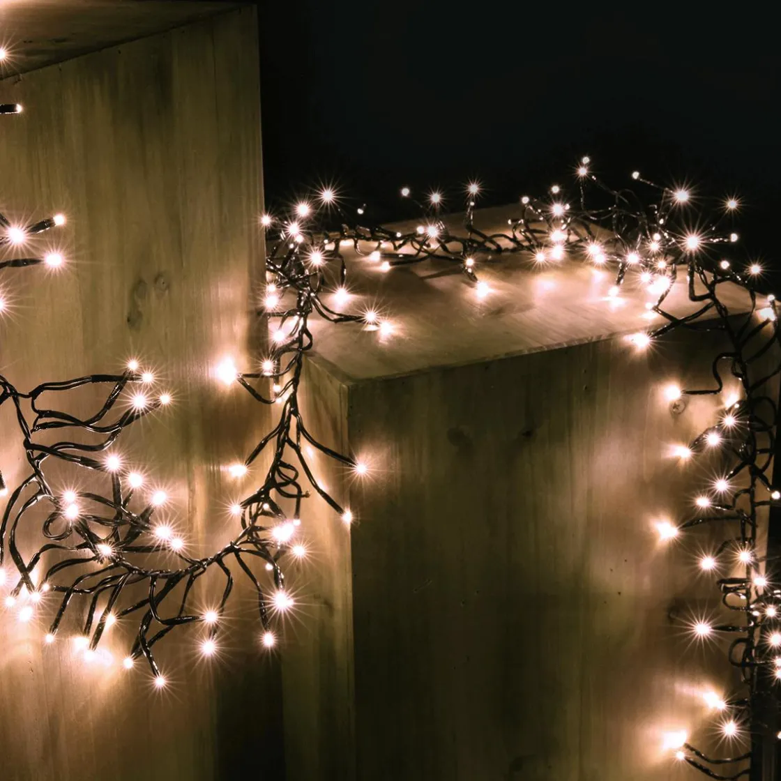 DecoWoerner Luces De Navidad>Cadena De Luces LED Intermitentes Con Temporizador Para Exteriores, 6 M