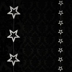 DecoWoerner Estrella De Navidad>Cadena Decorativa De Estrellas Ø 13 Cm, 200 Cm,