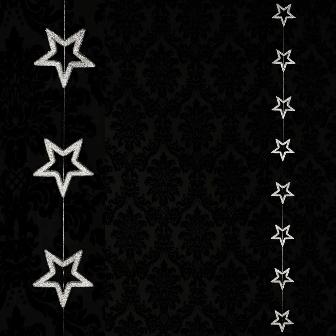 DecoWoerner Estrella De Navidad>Cadena Decorativa De Estrellas Ø 13 Cm, 200 Cm,