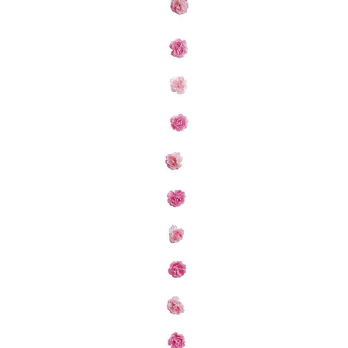 DecoWoerner Decoración De Primavera|Guirnaldas Y Vides>Cadena Decorativa De Peonías, Longitud 180 Cm