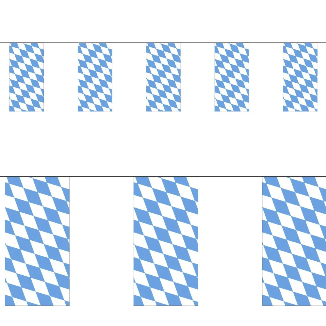 DecoWoerner Decoración Temática>Cadena Para Bandera BAVARIA Ignífuga De 4 M